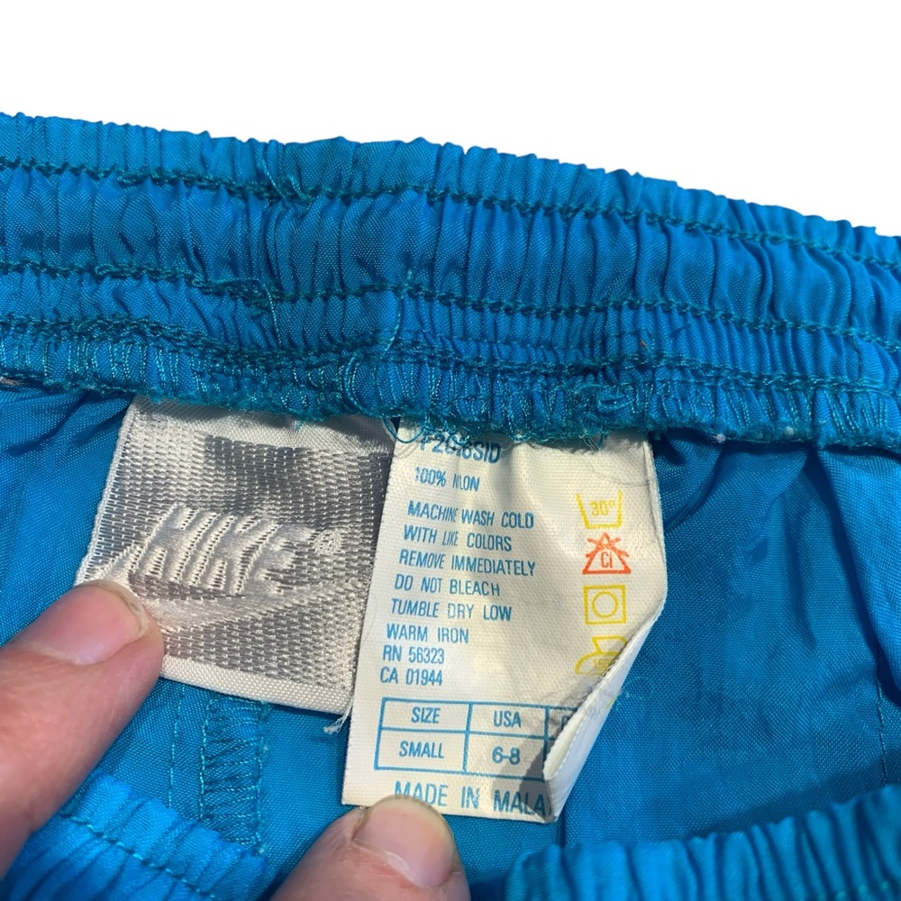 Vintage 90s Nike Colorblock Windbreaker Tracksuit Set Blue Purple Small - Picture 13 of 15